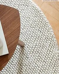 Round rug - Avafors Wool Bubble (beige)