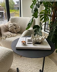 Round rug - Avafors Wool Bubble (beige)