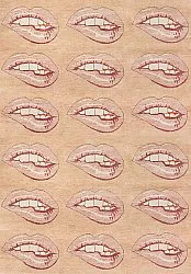 Wilton rug - Avery (beige/pink)