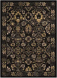 Wilton rug - Fernana (black/gold)