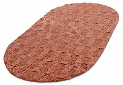 Oval bath mat - Bevin (Terracotta)