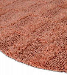 Oval bath mat - Bevin (Terracotta)