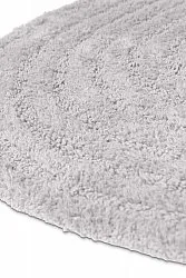 Oval bath mat - Embla (light gray)