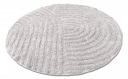 Round bath mat - Embla (Light gray)