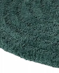 Round bath mat - Embla (dark green)