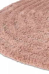 Oval bath mat - Embla (pink)