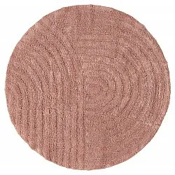 Round bath mat - Embla (pink)