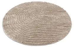 Round bath mat - Eveena (beige)