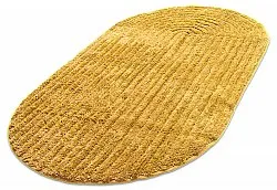 Oval bath mat - Eveena (yellow)