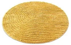 Round bath mat - Eveena (yellow)