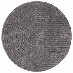 Round bath mat - Evena (dark gray)