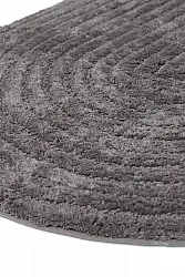 Oval bath mat - Evena (dark gray)