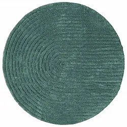 Round bath mat - Evena (dark green)