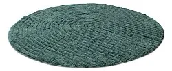 Round bath mat - Evena (dark green)