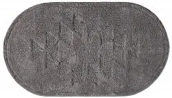 Oval bath mat - Gertie (dark gray)