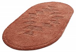 Oval bath mat - Gertie (Terracotta)