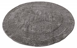 Round bath mat - Nila (dark gray)
