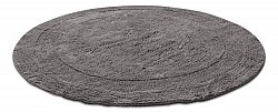 Round bath mat - Nila (dark gray)