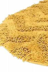 Oval bath mat - Three (yellow)
