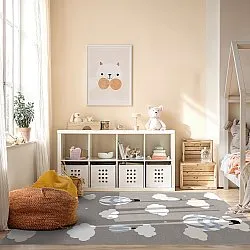 Childrens rugs - Balloons (blue)