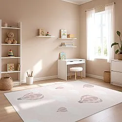 Childrens rugs - Balloons (pink)