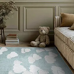 Children's Rug - Cloudy Sky (blue)