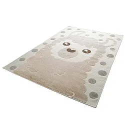 Children's Rug - Kind Llama (cream/brown)
