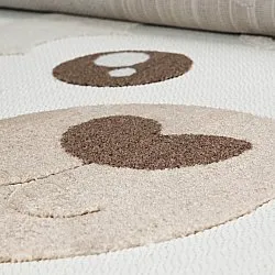 Children's Rug - Kind Llama (cream/brown)