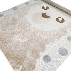 Children's Rug - Kind Llama (cream/brown)