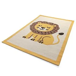 Children's Rug - Lion Hand Tufted Wool Premium (beige/multi)