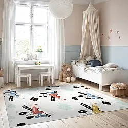 Childrens rugs - Plane Travel (multi)