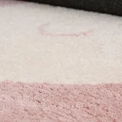Children's Rug - Soft Bunny (pink/cream)