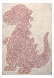 Children's Rug - Soft Dino (cream/pink)