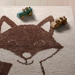 Children's Rug - Soft Fox (cream/brown)
