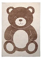 Children's Rug - Soft Teddybear (cream/brown)
