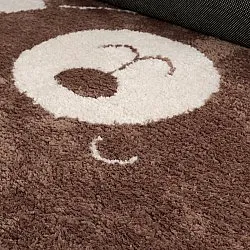 Children's Rug - Soft Teddybear (cream/brown)