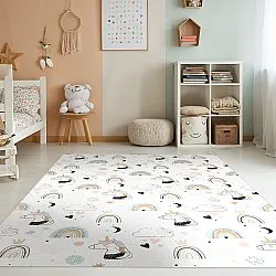 Childrens rugs - Unicorn Rainbow (pink)