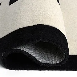Children's Rug - Zebra Hand Tufted Wool Premium (beige/black)