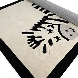 Children's Rug - Zebra Hand Tufted Wool Premium (beige/black)
