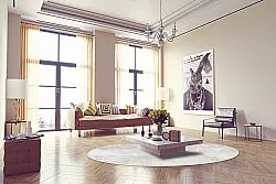 Round rug - Rouen (beige)