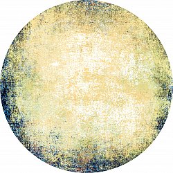 Round rug - Pamplona (blå)