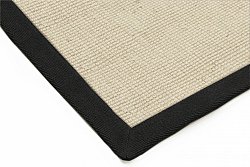 Sisal rugs - Agave (black/offwhite)