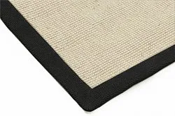 Sisal rugs - Agave (black/offwhite)