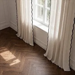 Curtains 2-pack - Cotton curtain Yrsa (light beige)