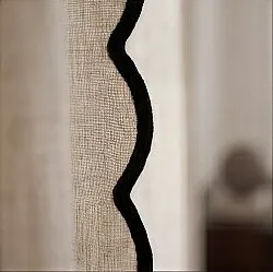 Curtains 2-pack - Cotton curtain Yrsa (light beige)