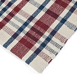 Cotton rug - Husvik (cream/multi)