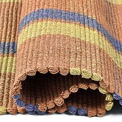 Cotton rug - Husvik (coral/multi)