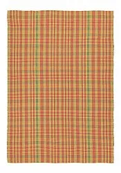 Cotton rug - Husvik (mustard/multi)