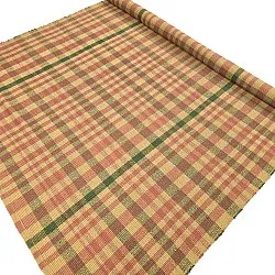 Cotton rug - Husvik (mustard/multi)