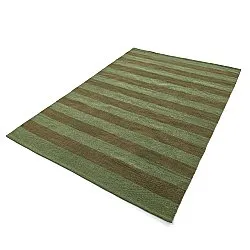Cotton rug - Nilo (moss green)